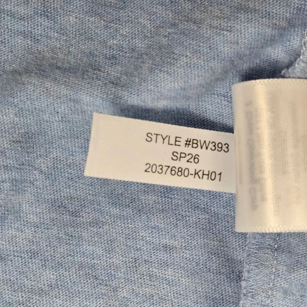 J. Crew Mens Sueded Cotton Jersey Polo Shirt Light Blue Slim Fit BW393 Size M